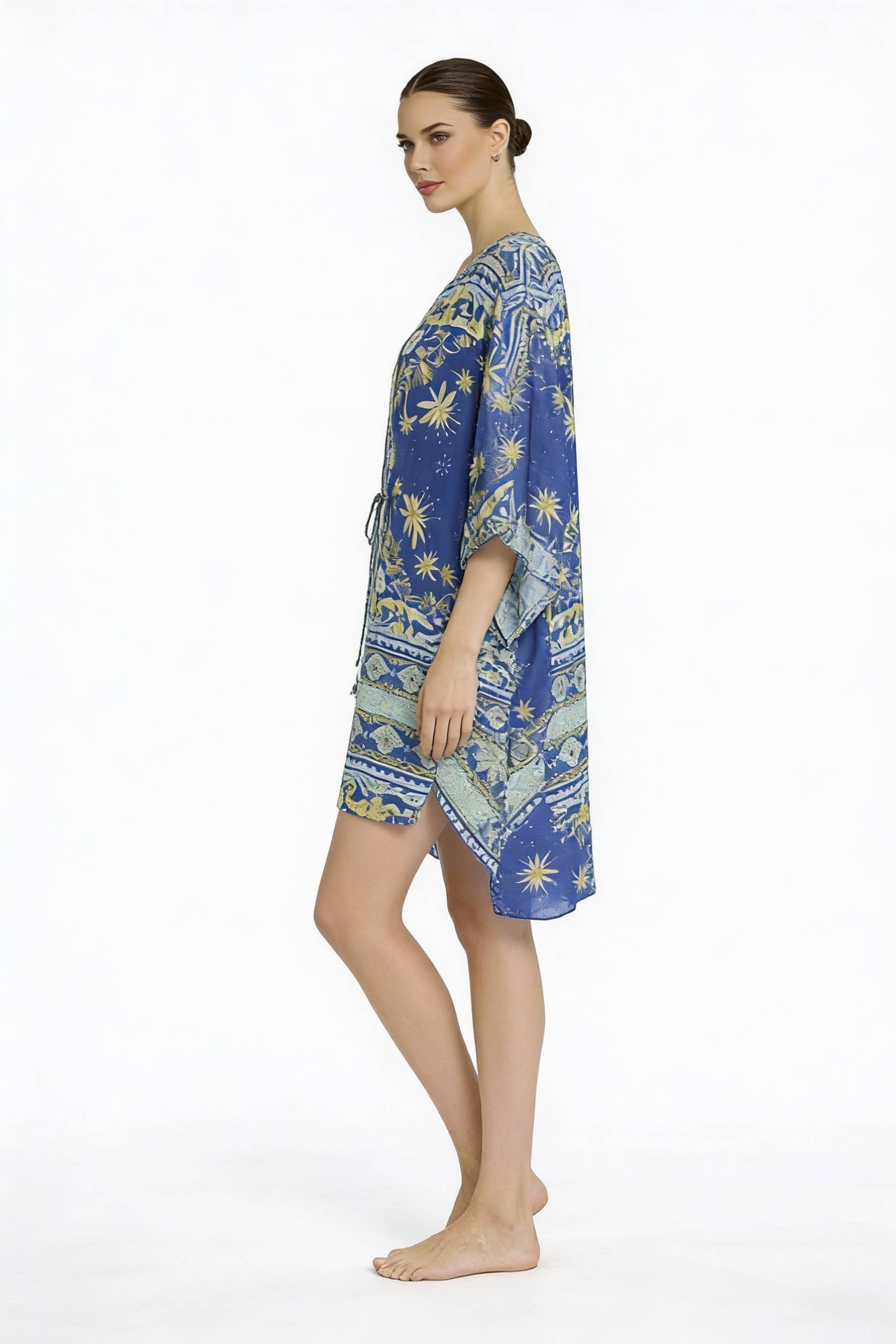 Wrap Up by VP – Engroshandel Kjole - Dame – Notte Marelia Kort Kaftan3