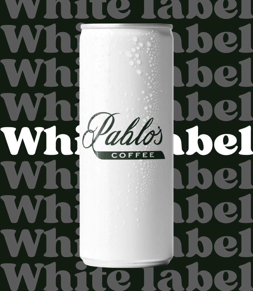 Café 124 srl - Venta al por mayor Café helado/infusiones frías - Cold Brew White o Marca Privada, lata 25 o 20cl5