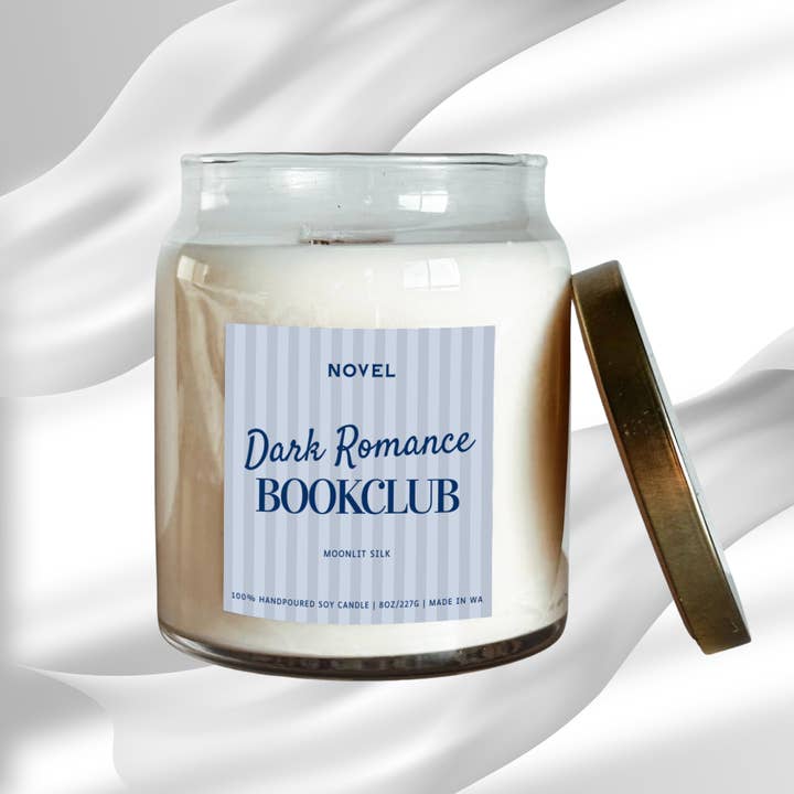 Dark Romance Bookclub for wholesale by Novel Candle Co