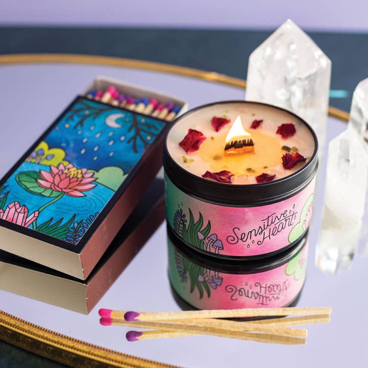 Rachel Beyer - Wholesale Travel Candles - Sensitive Heart Aromatherapy Candle - Floral & Citrus9