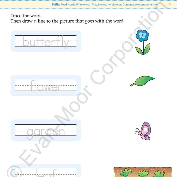 Evan-Moor Educational Publishers - Vendita all'ingrosso Libro per l'infanzia (3-5) - Il mio grande libro di parole, cartella di lavoro di grado 27