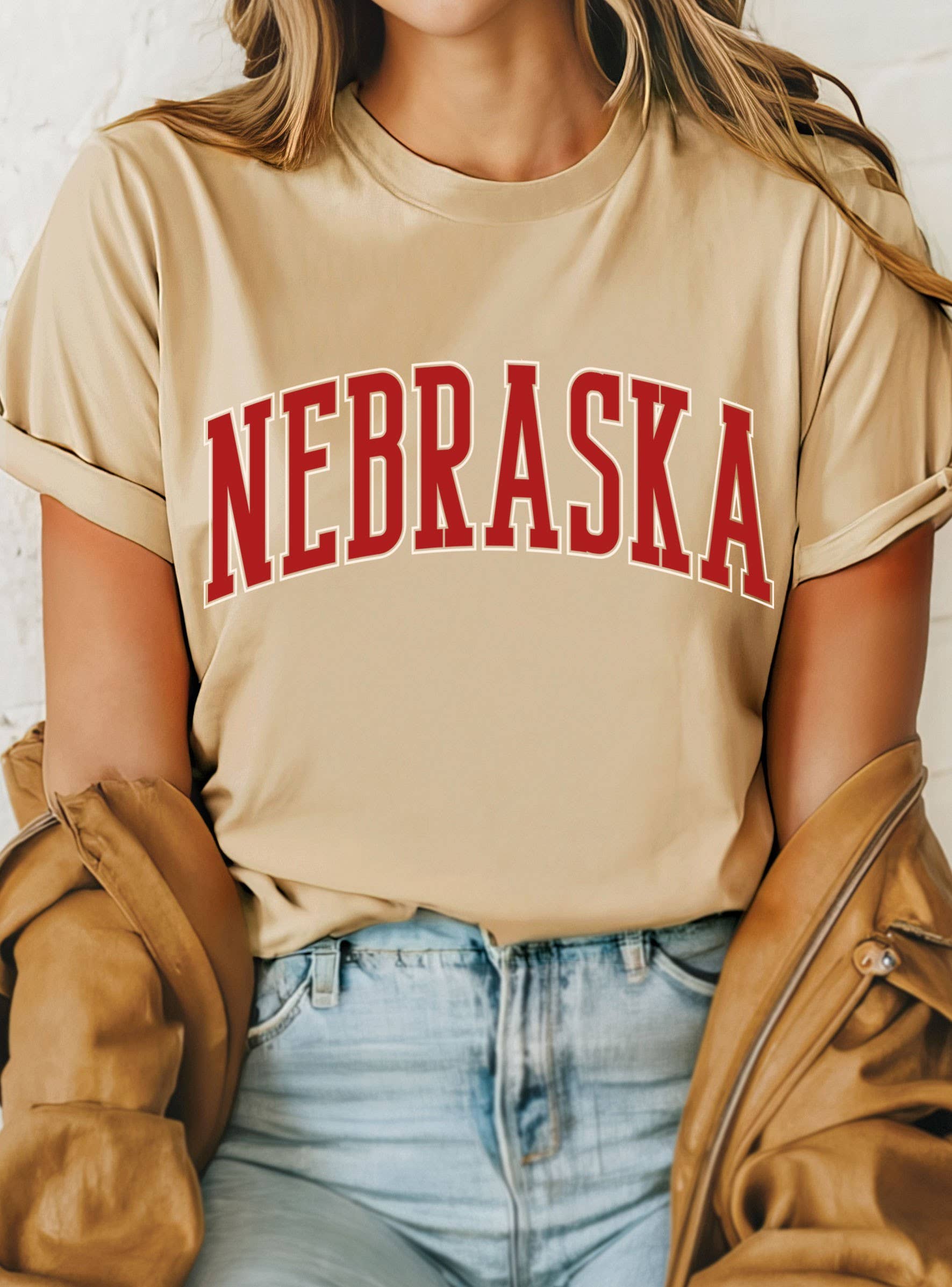 Rustee Clothing - Wholesale Screen Printed T-Shirt - Women's - NEBRASKA PUFF GRAPHIC TSHIRTS6