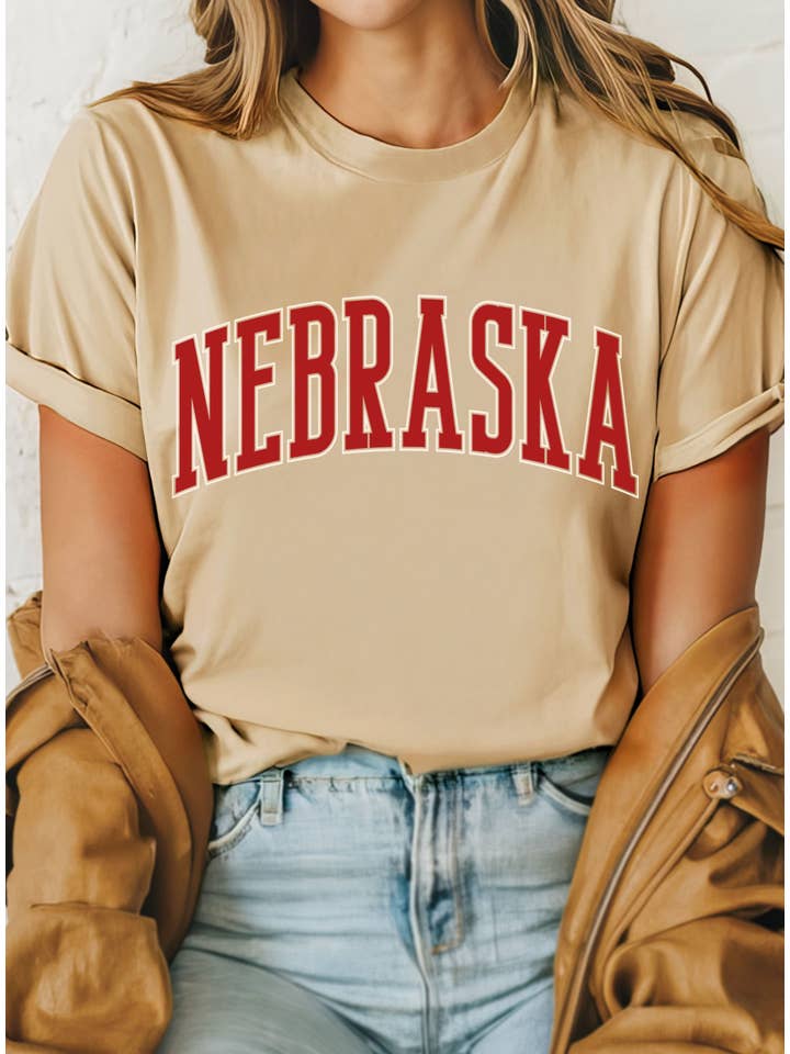 Rustee Clothing - Wholesale Screen Printed T-Shirt - Women's - NEBRASKA PUFF GRAPHIC TSHIRTS6