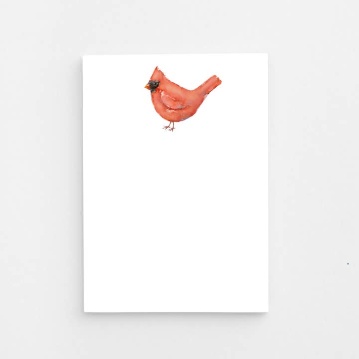 Bloc-notes Cardinal pour la vente par Karen Marcum Art