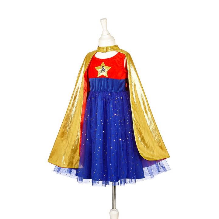 Costume de super-héroïne pour enfants - Utilisation pour le carnaval (taille 3-4 ans) pour la vente par Speedy Monkey