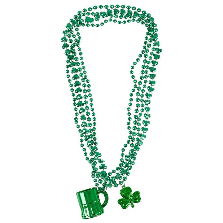 ST PATRICK'S DAY BEAD ASSORTMENT 33" 72 PCS/UNIT - LLB Toys for wholesale by La Luna Bella - Toys
