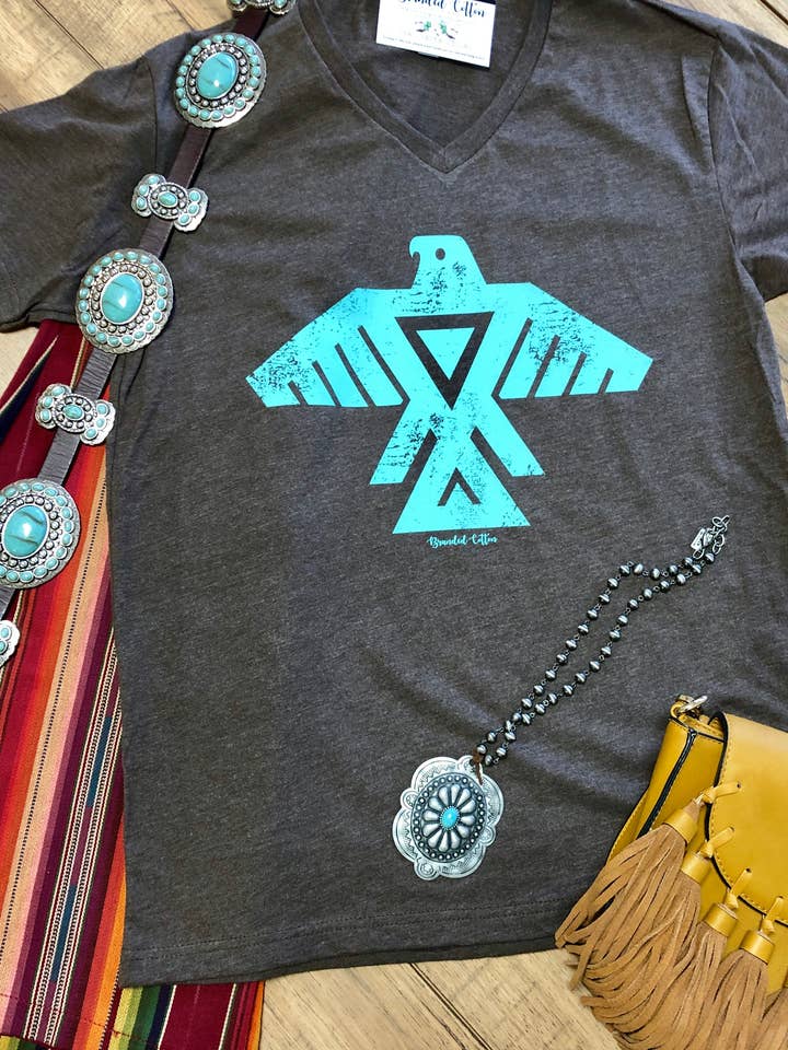 Thunderbird - Brown Tee for wholesale by Branded Cotton