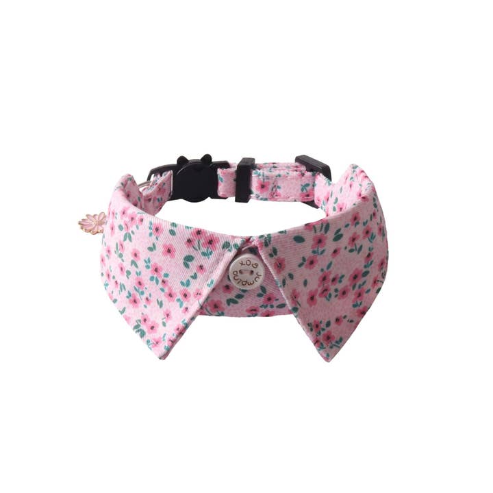 Cheerhunting – Engroshandel Halsbånd - Kat – Mokka - Floral Chic Kattekrave