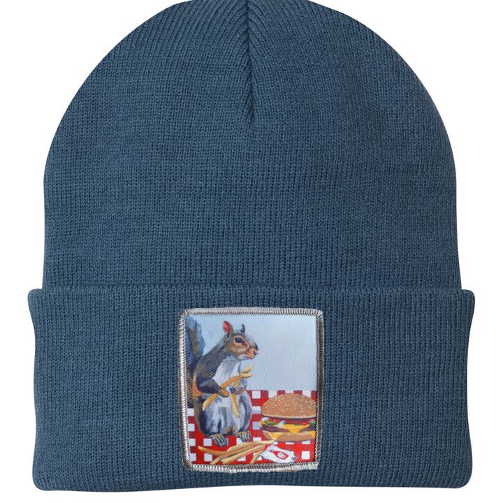 Squirrel Burger Beanie for wholesale by FLYN