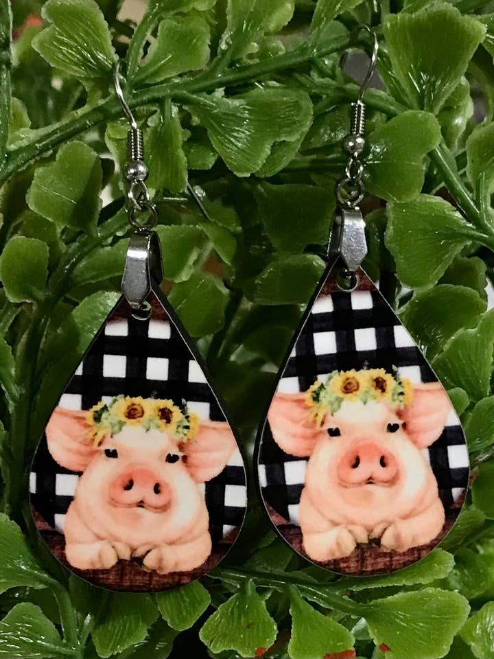 THIS LITTLE PIGGY EARRINGS for wholesale by A Deane Dream