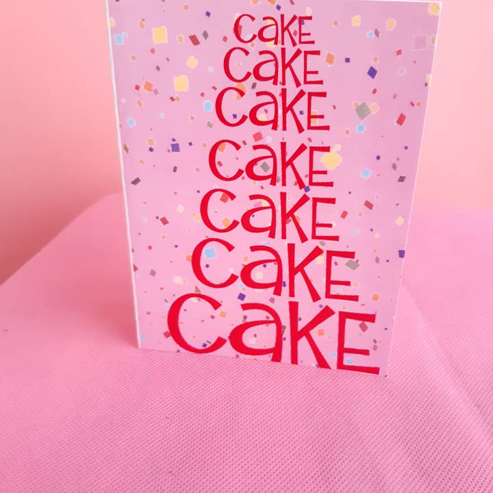 Cake Card for wholesale by Carla Sue Greeting Cards