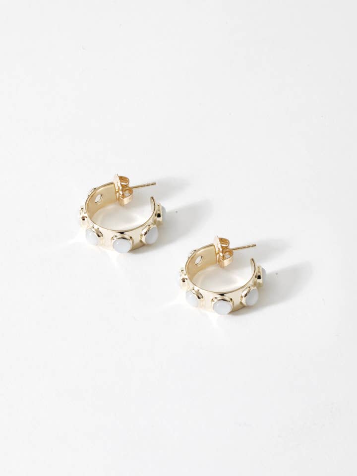 Maansteen hoepels voor wholesale door Second Daughter