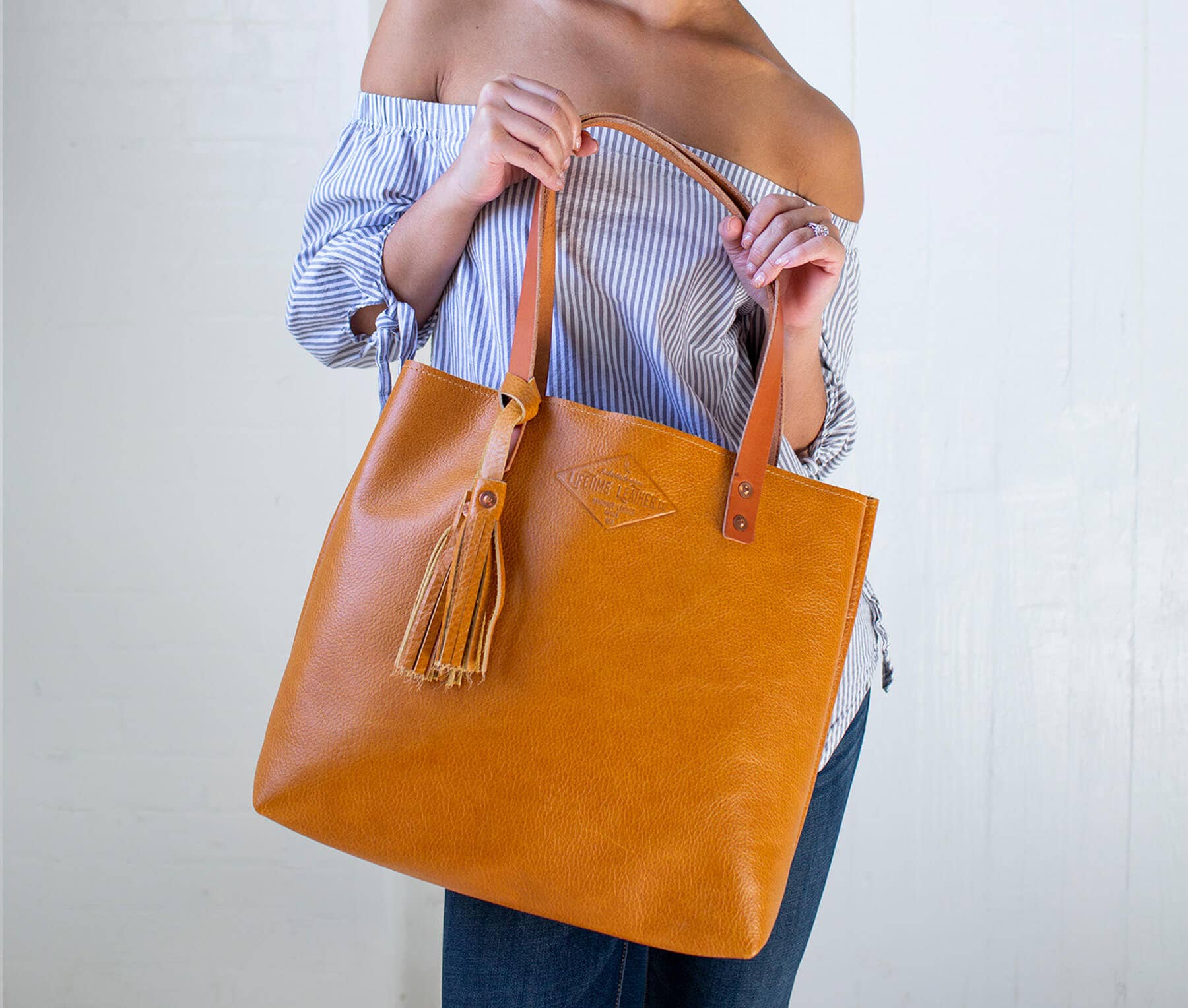 Lifetime Leather Co – wholesale Tote bag – Women's – Lifetime "Pebble" Tote3