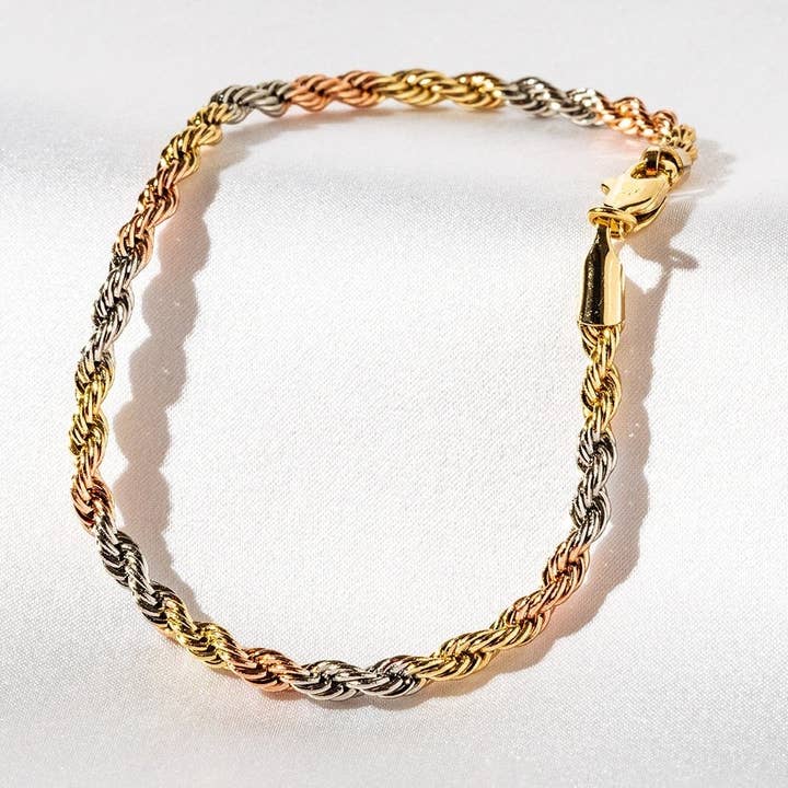 Harma Essential Tri-Tone Seilkette Armband für den Großhandel von Harma