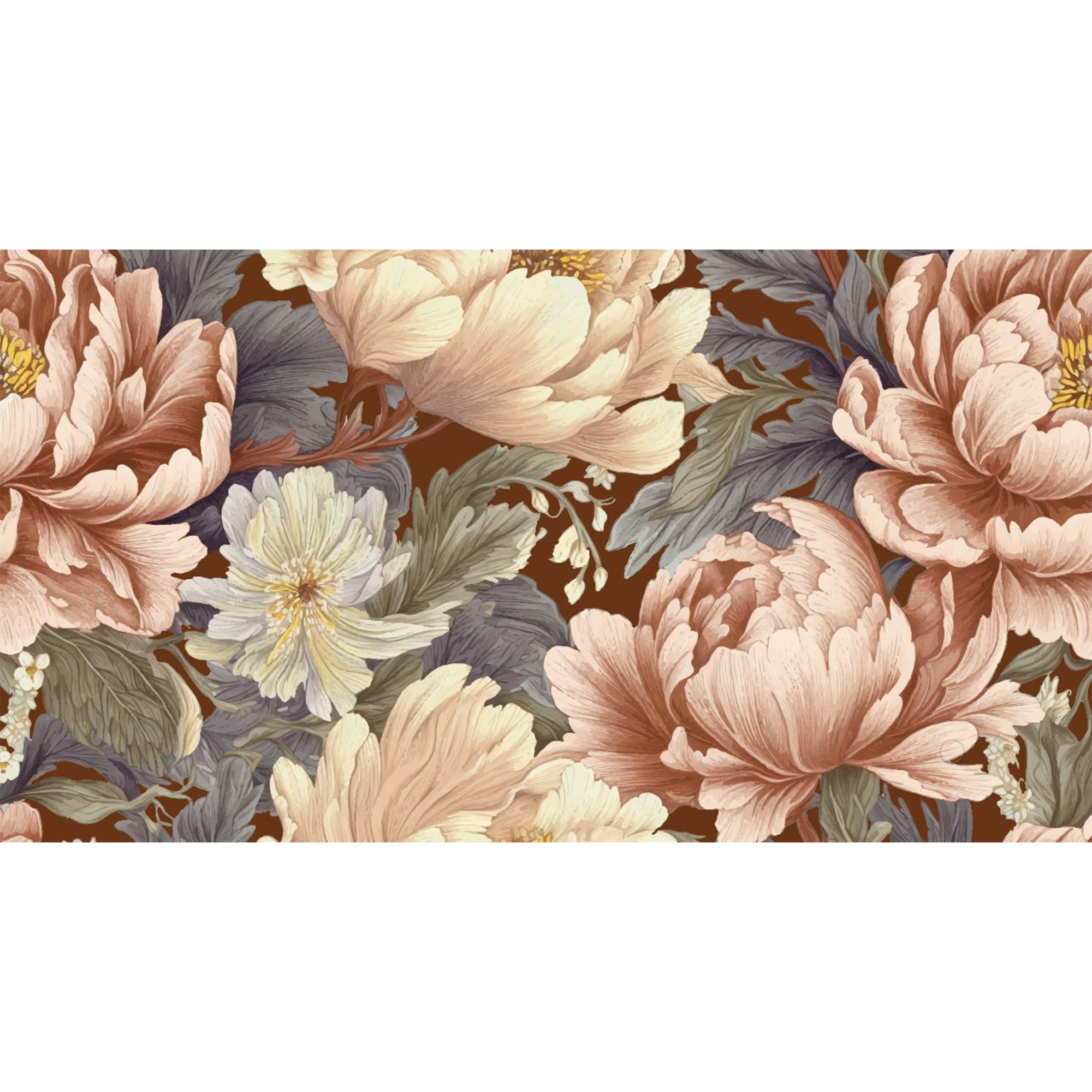 Simone Bruns – Großhandel Schal – Damen – VINTAGE PEONY CASHMERE SCARF4