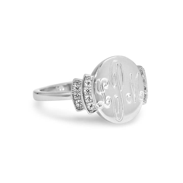 Sterlingsilber Nora Ring Drei Stile (Klarer Zirkonia, Rubin, Blauer Edelstein) für den Großhandel von Atlanta Jewelers Supply