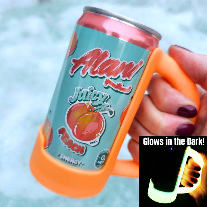 BD Lasers INC. - Wholesale Drink Huggers & Koozies - 7.5 & 8.4 oz MINI Can Holder, Mini Soda Pop Holder Handle6