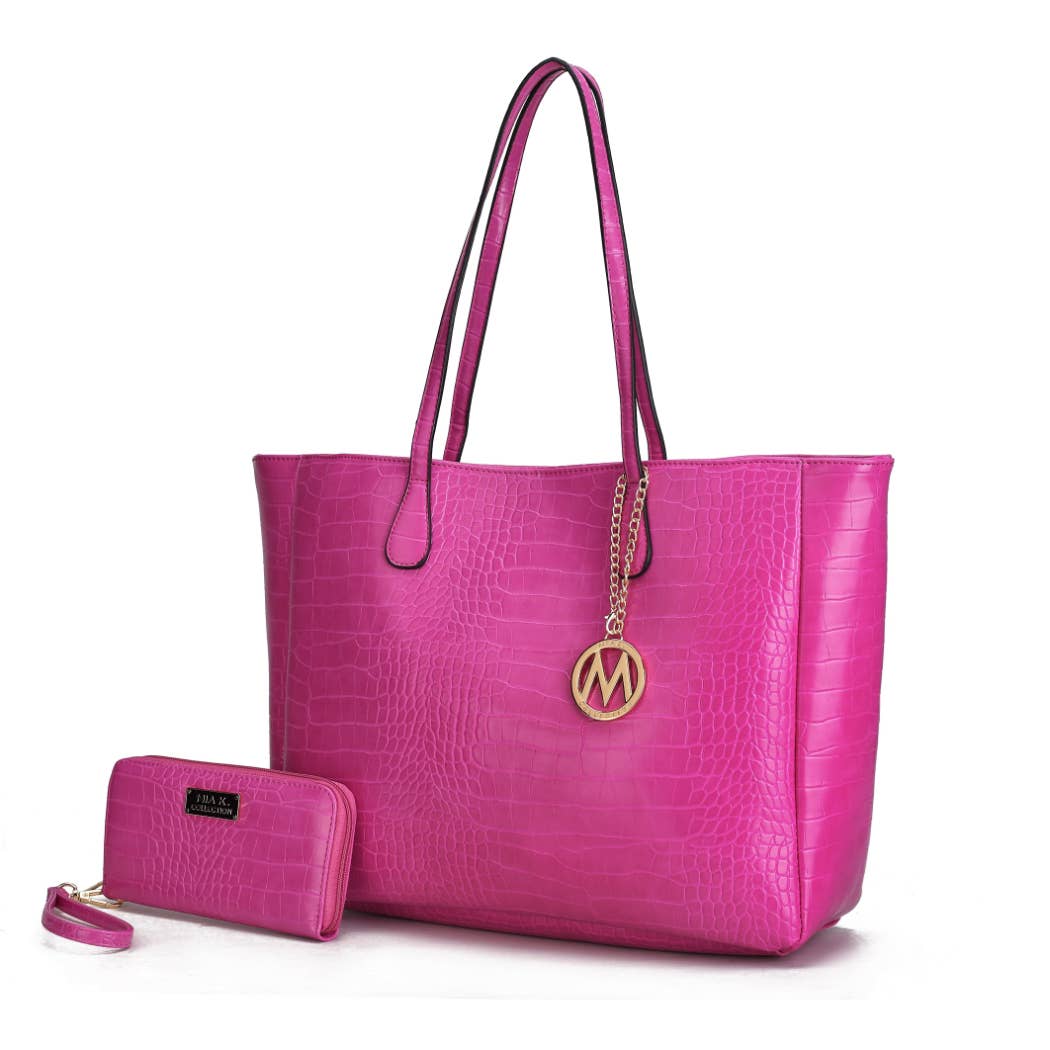 MKF Collection - Vente Tote bag – femme - Ensemble fourre-tout et portefeuille surdimensionné Sadie pour femmes de Mia K18