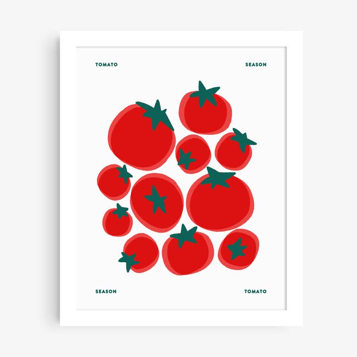 Tomato Season Print for wholesale by Fond Printed Goods
