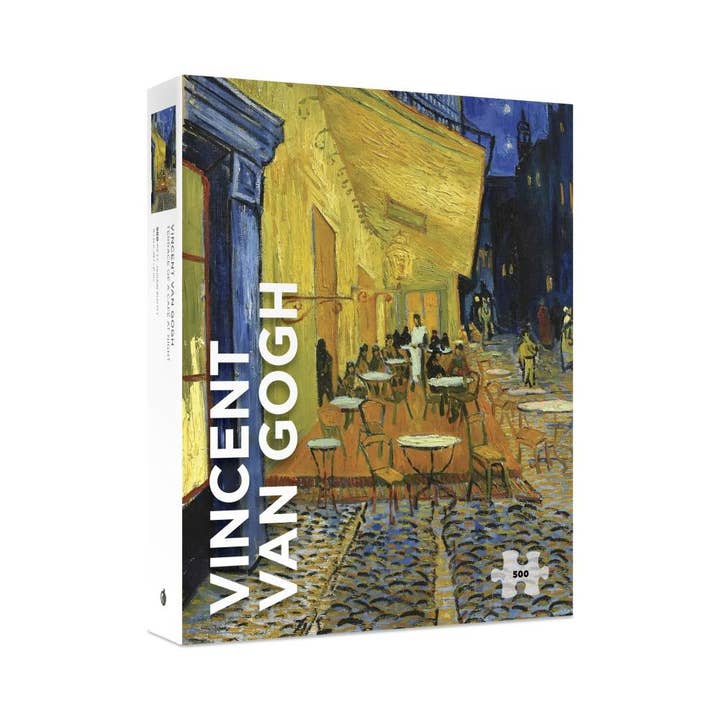 500-Piece Jigsaw Puzzle-Van Gogh-Terrace of a Café at Night for wholesale by Vevoke