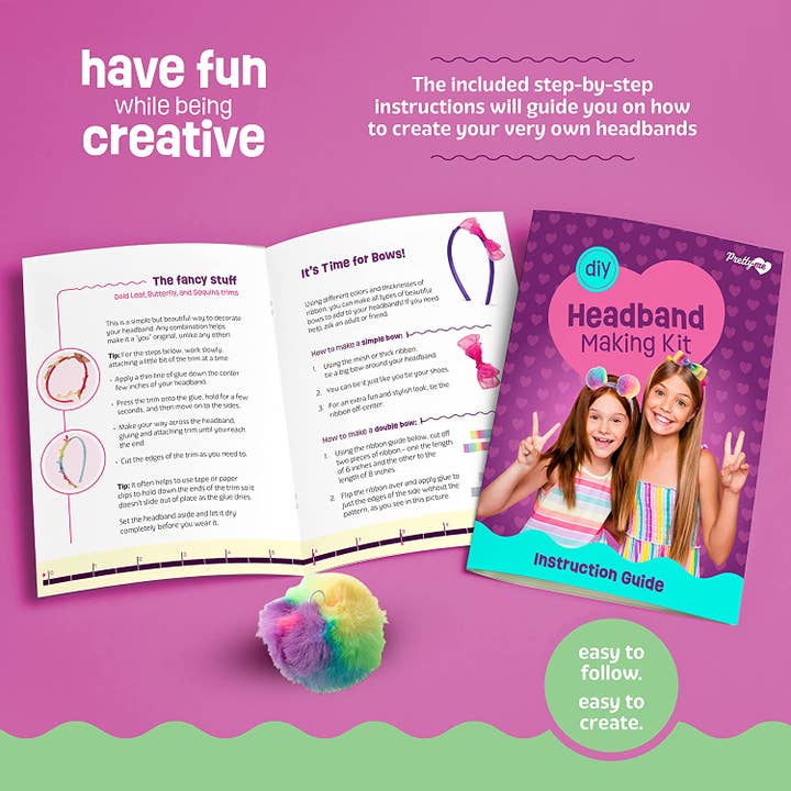 Dan&Darci - Wholesale DIY Jewelry - Kids - Pretty Me Headband Making Kit for Girls
