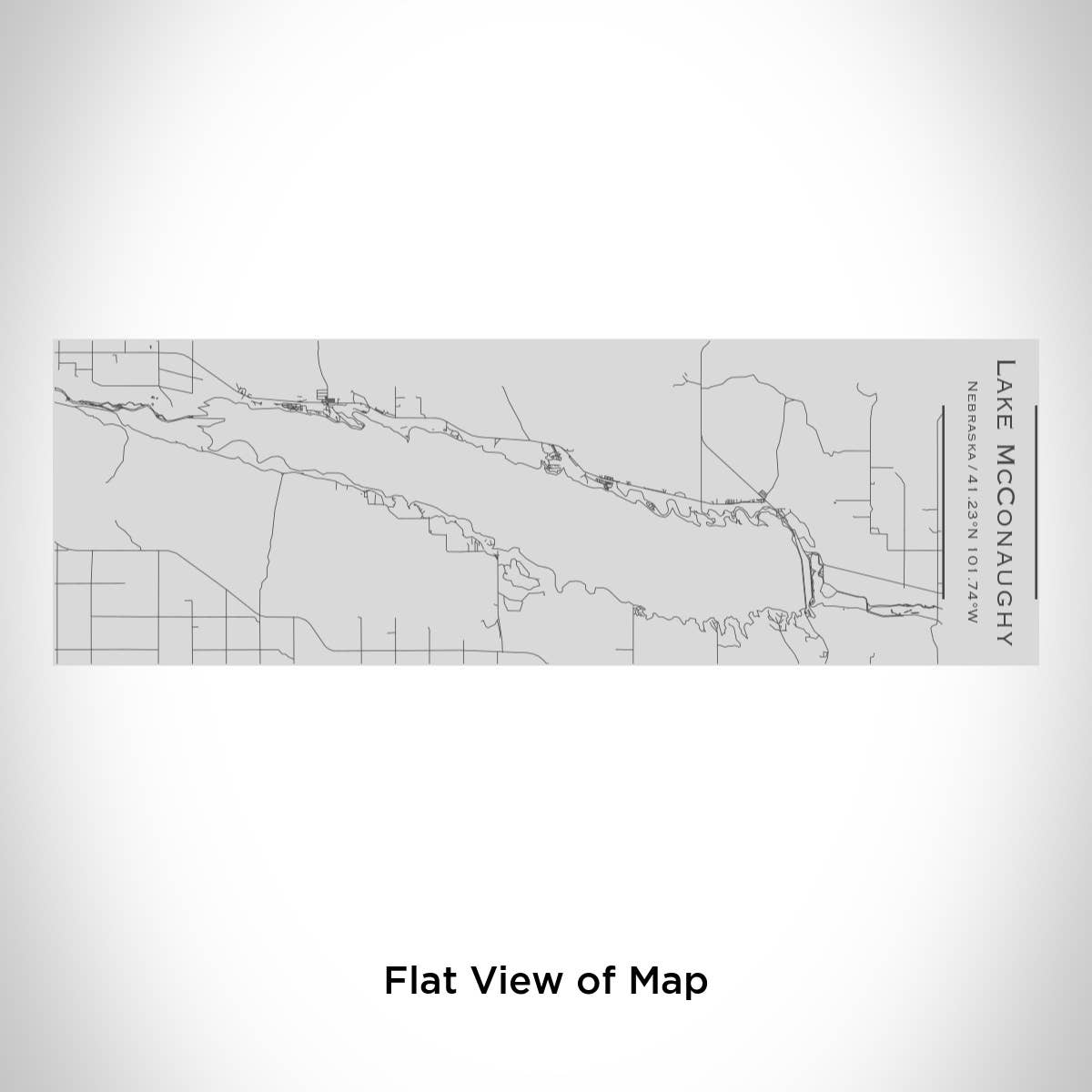 JACE.design - Wholesale Insulated Mug/Tumbler - Lake McConaughy NE Map Insulated Cup1