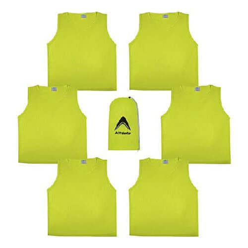 Athllete - Wholesale Safety vest – Unisex - Athllete DURAMESH Set of 6 - Scrimmage Vest/Pinnies/Team Pra15