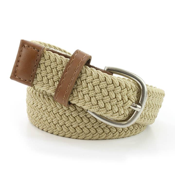 Sophos - Vendita all'ingrosso Cintura - Donna - Cintura in tessuto elastico intrecciato da donna da 25 mm