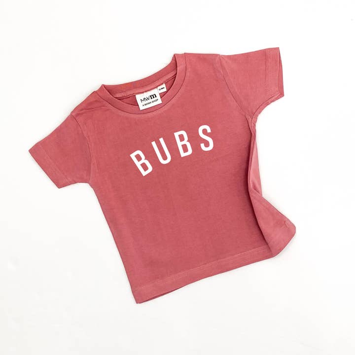 T-shirt Enfant Bubs - Design Blanc pour la vente par Merce and Company