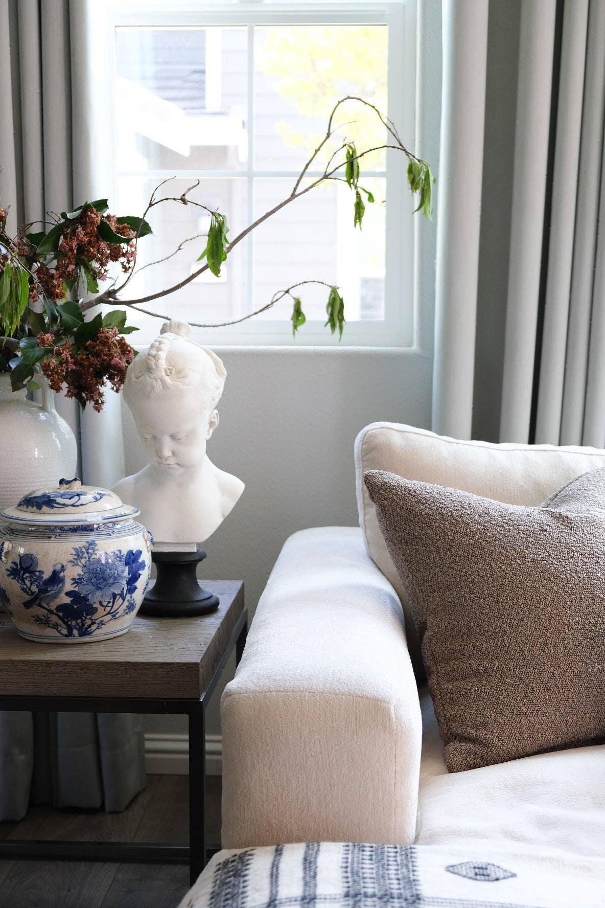 Twenty Third by Deanne - Wholesale Throw Pillow Cover - Boucle Pillow: Mud5