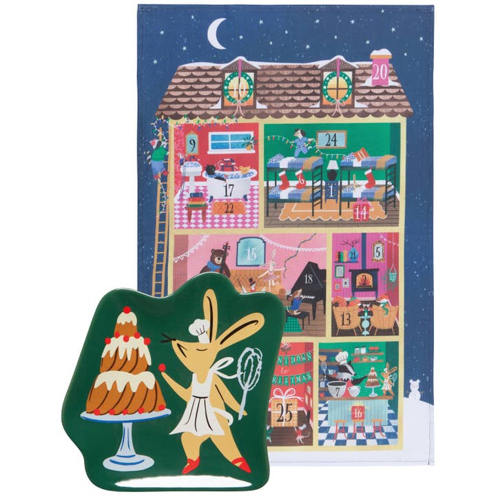Danica Jubilee - Wholesale Advent Calendar - Advent Calendar Christmas Dish and Dishtowel Set