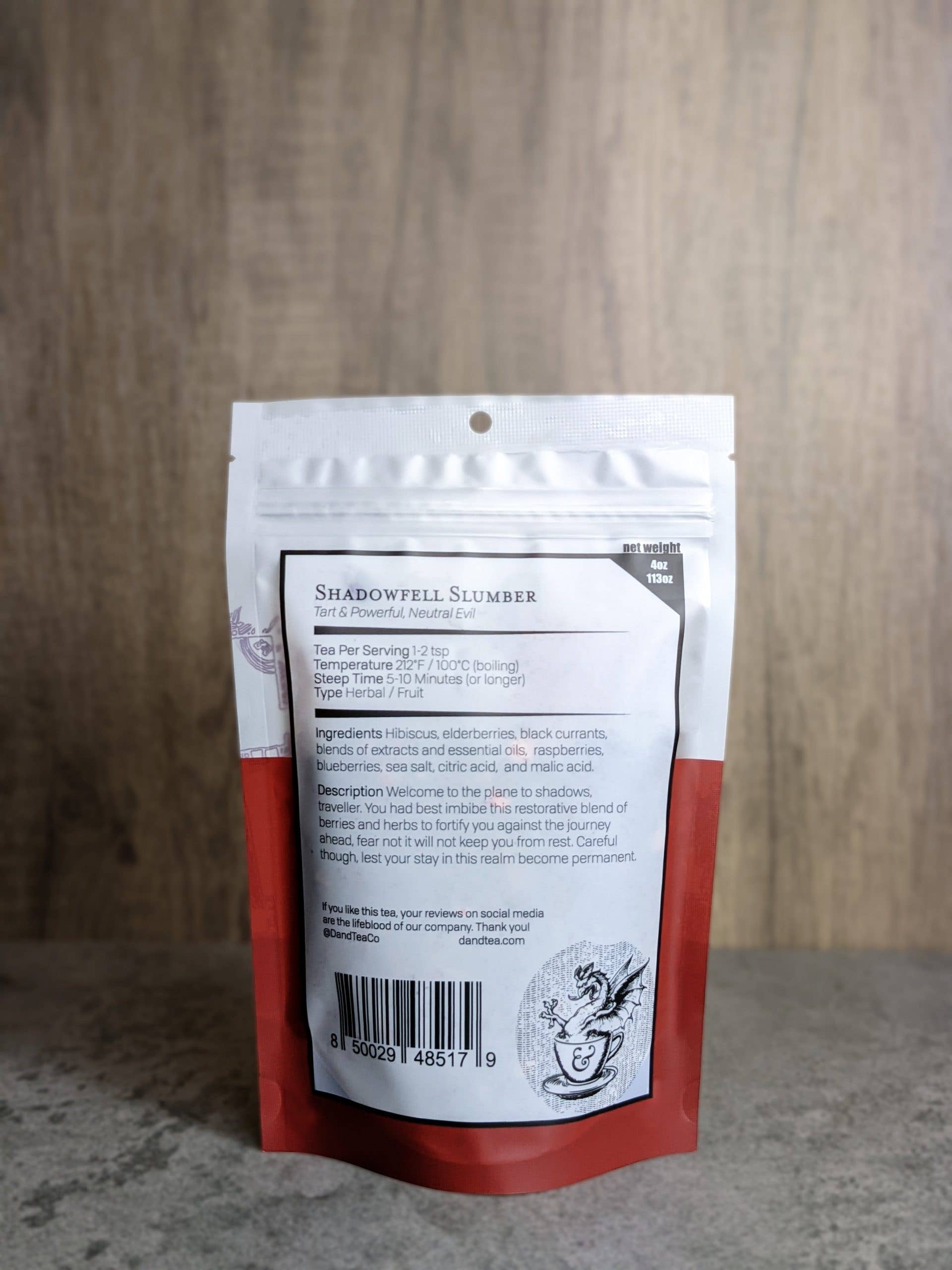 D&Tea – Chá solto por atacado – Chá - Ervas (Hibiscus) - Shadowfell Slumber1