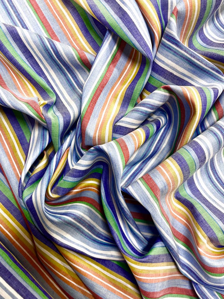 High-quality Linen Blend Fabric Made in Italy. for wholesale by Ermani Group Inc - Sustainable High-End Fabrics