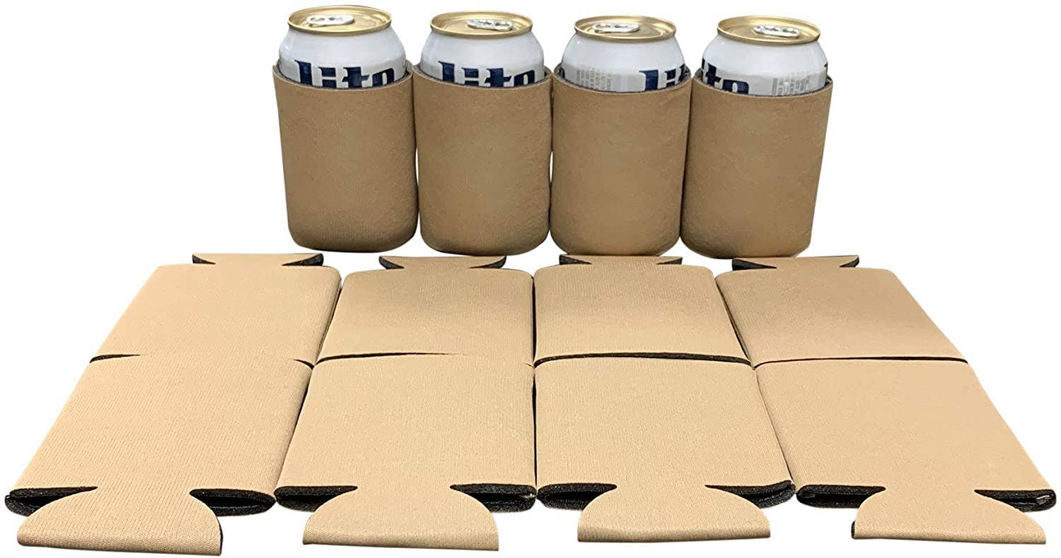 KP Kool Products - Wholesale Drink Huggers & Koozies - Blank Beer Can Cooler Sleeves, Plain Collapsible Soda Cover Coolies28