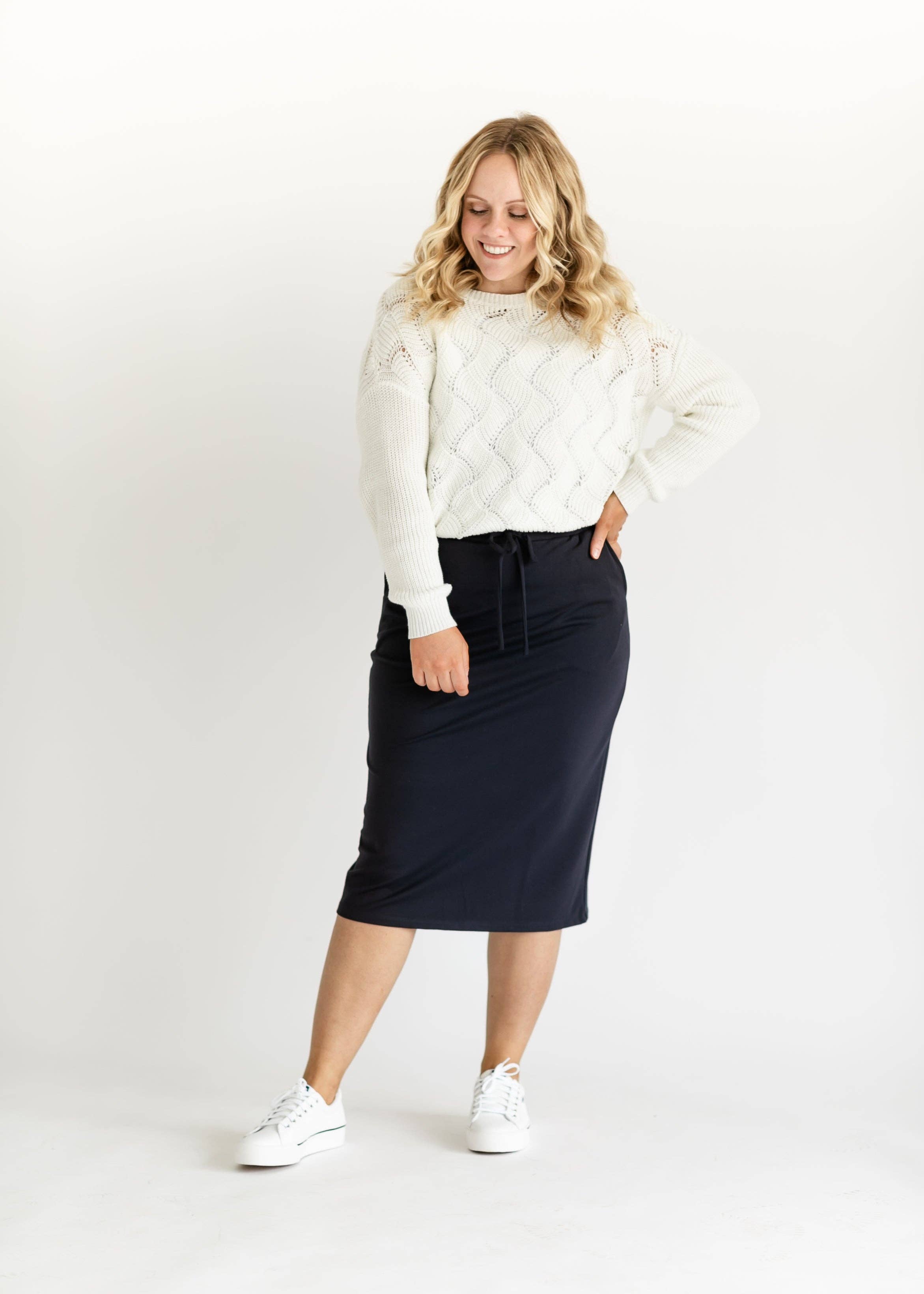 Inherit Clothing Company - Wholesale Rok - Dames - Jordan Knit midi-rok5