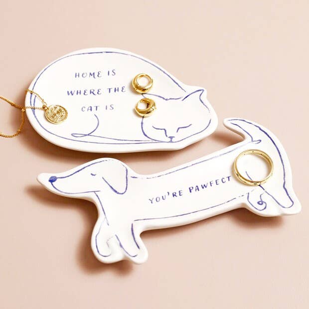 Lisa Angel - Wholesale Jewelry Dish - Sausage Dog Quote Trinket Dish2