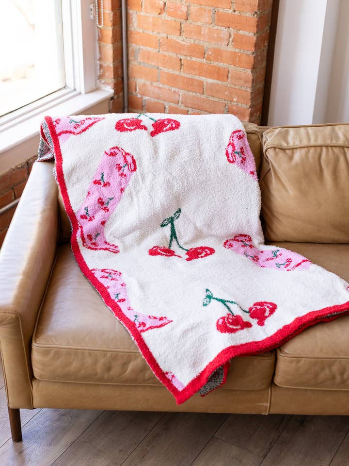 Cherry Cowgirl Blanket for wholesale by Moon Ryder
