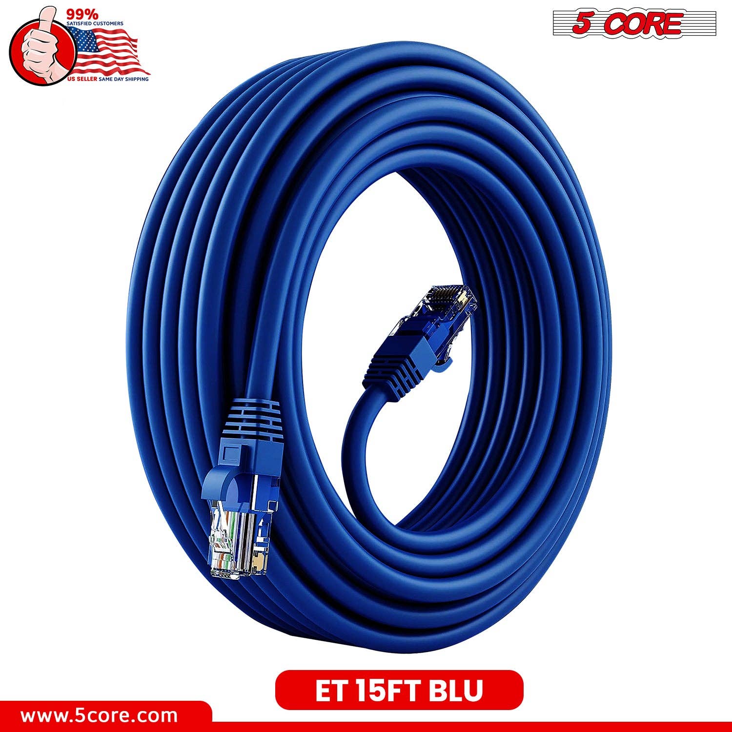 K Cube Inc - Wholesale Music Accessory - 5Core Cat 6 Ethernet Cable RJ45 Internet Computer Cables1