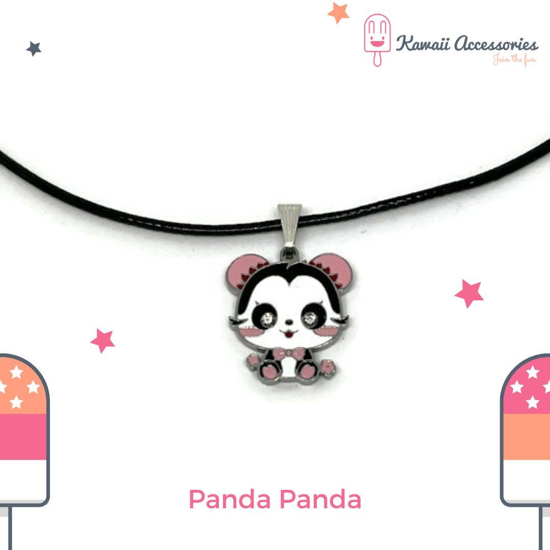Kawaii Accessories by Kuroji - Wholesale Jewelry Set - Charming Panda Panda - Kawaii accessory set5