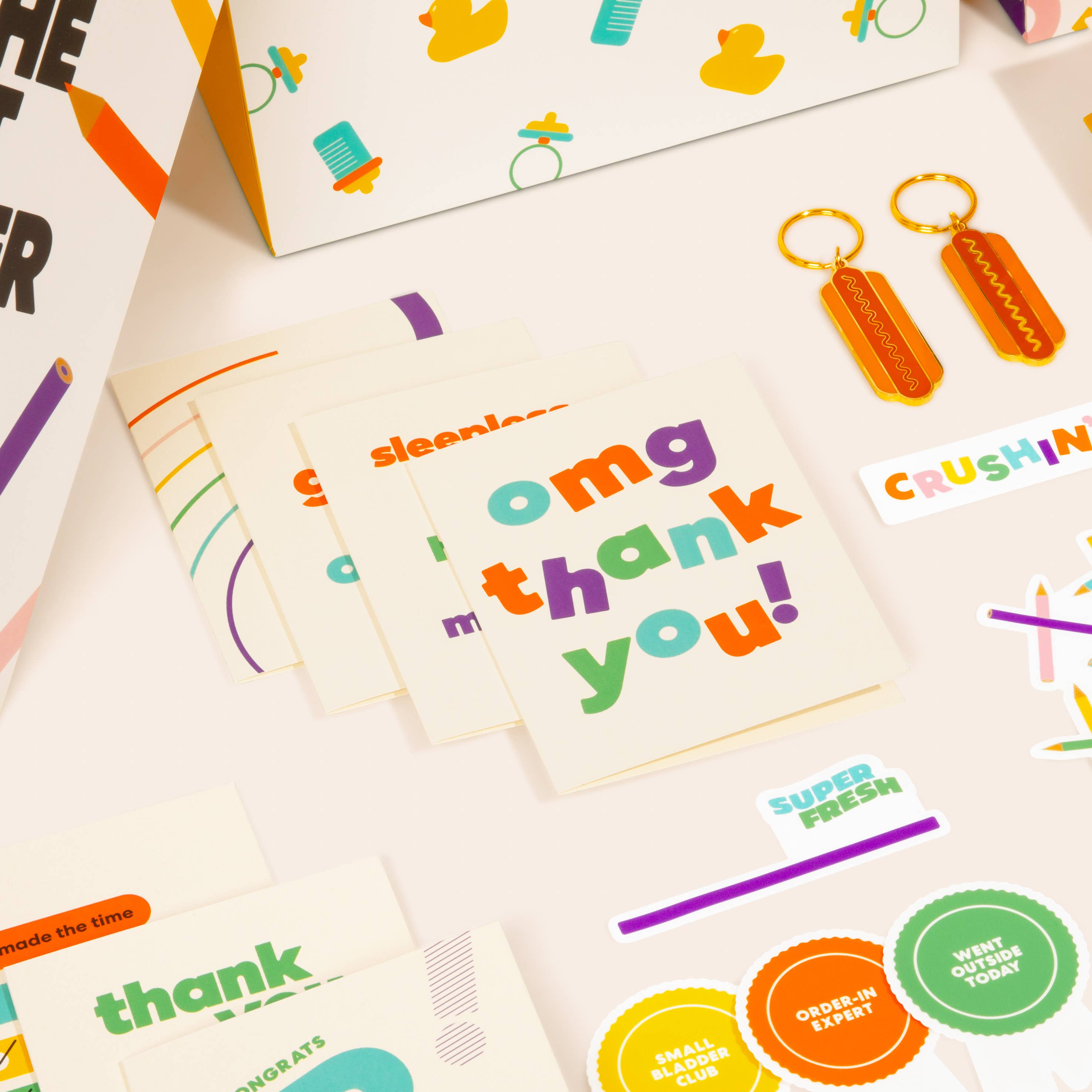 paper&stuff - Vendita all'ingrosso Biglietti di ringraziamento - omg grazie! Biglietto di auguri1