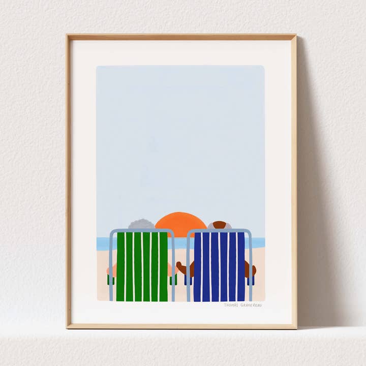 Art print "Summer Romance (part 2)" (A3) for wholesale by Thomas Gravereau