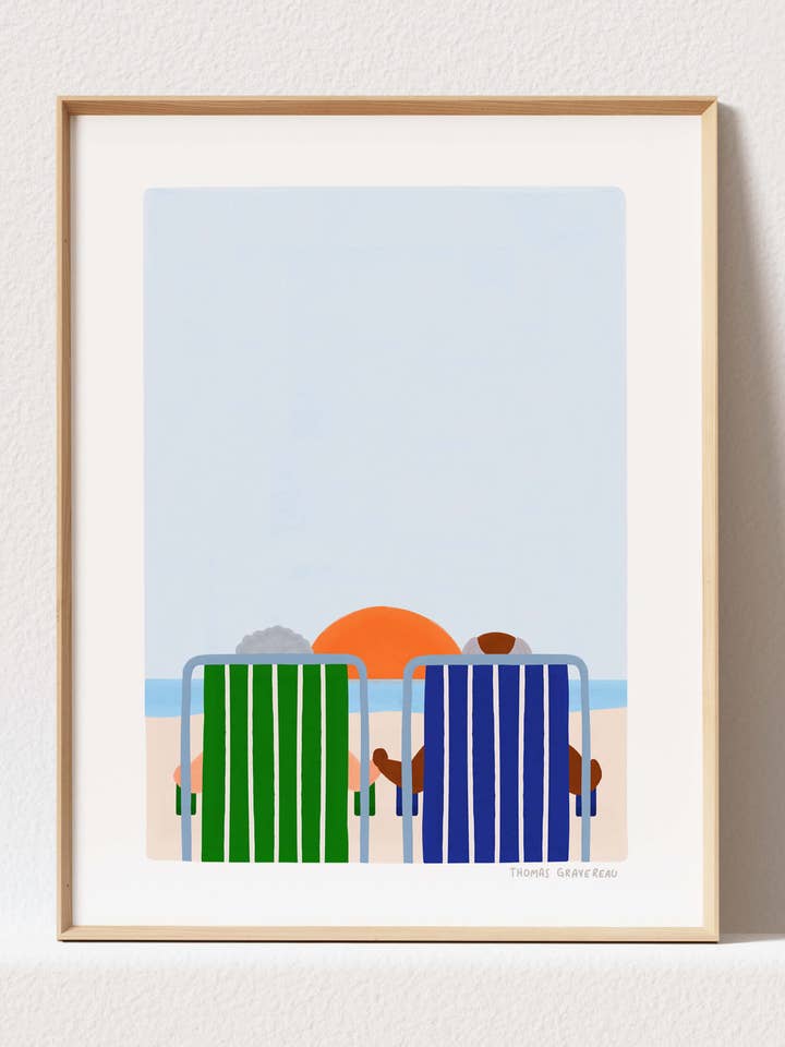 Tirage d'art "Summer Romance (part 2)" (A3) pour la vente par Thomas Gravereau