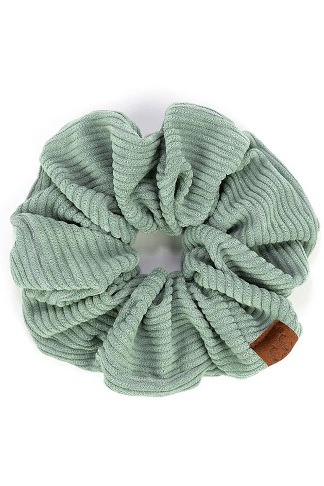 Hana - Wholesale Scrunchie - Women's - C.C Corduroy Solid Color Soft Scrunchies14