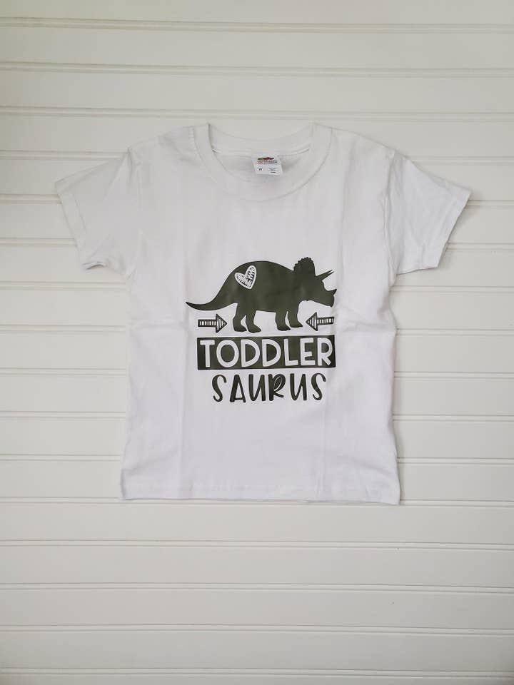 Camisa Toddler Saurus por atacado de Creative Otters
