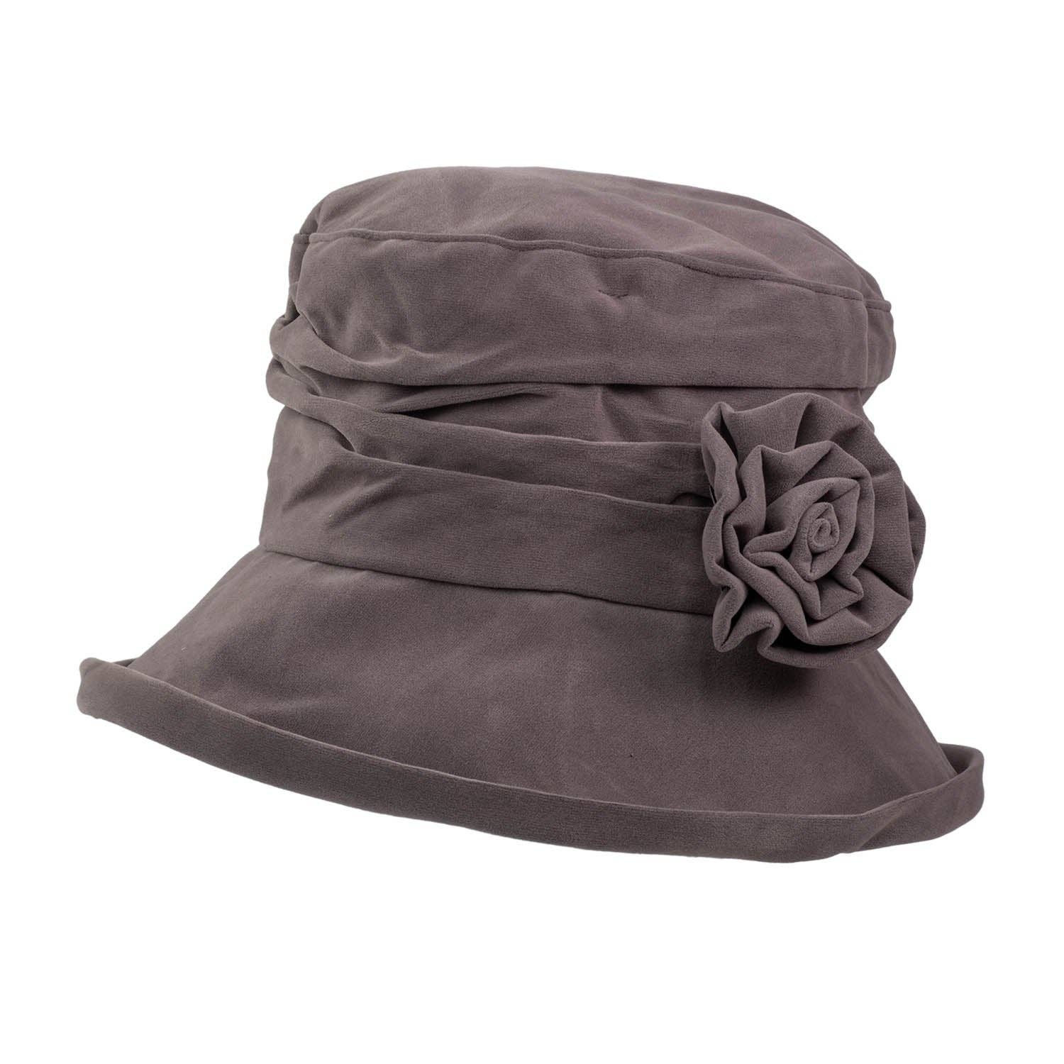 Proppa Toppa Hats - Wholesale Cloche Hat - Women's - Water Resistant Velour Packable Hat1