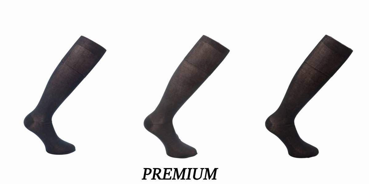 DAC SRL - Wholesale Socks - Unisex - 6 Pairs - Long Socks Fil d'Écosse - Light1