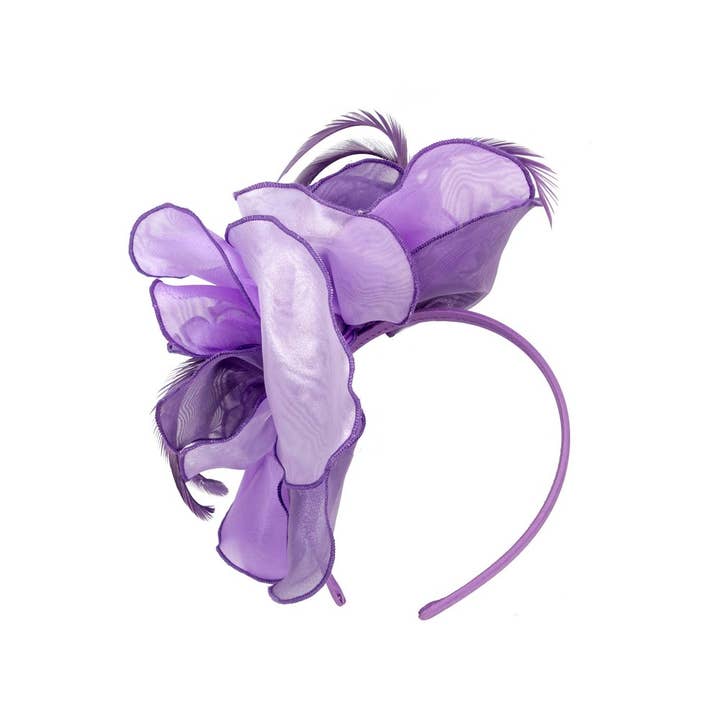 Max Alexander by Cupids Millinery Melbourne - Wholesale Fascinator hat – Women's - Multi-tone organza flower fascinator7