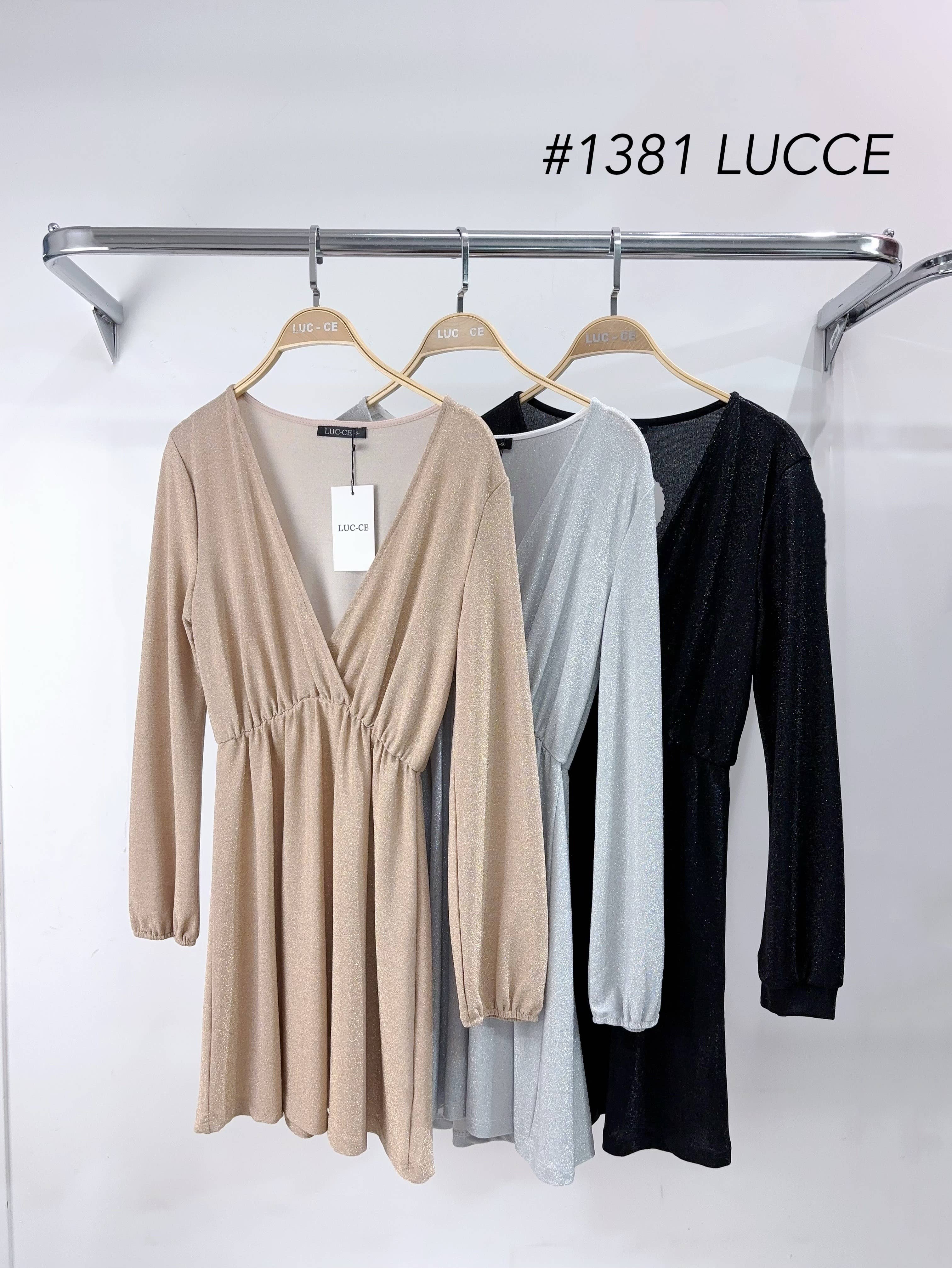 LUCCE - Vendita all'ingrosso Vestito - Donna - Abito a portafoglio con paillettes - 13819