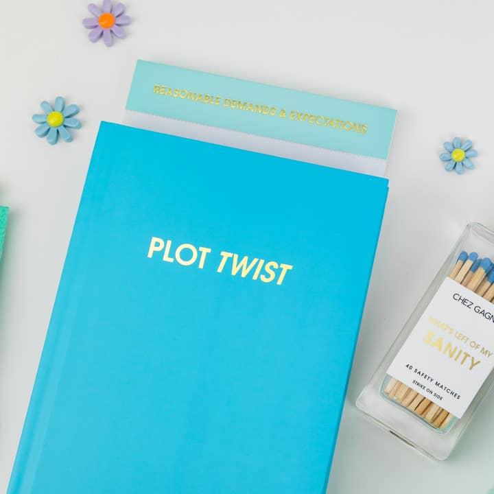 Chez Gagné - Wholesale Notepad - Reasonable Demands and Expectations - Lined Notepad - Perforated Sheets - Light Blue