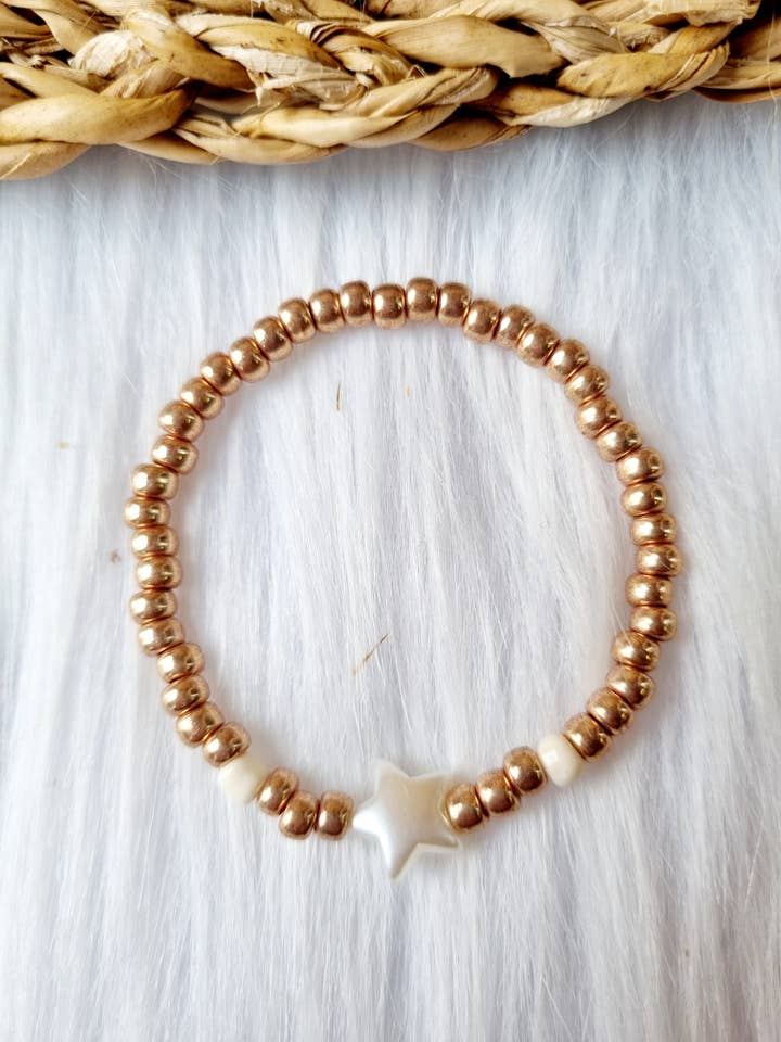 Kinderarmband Shiny Gold Star for wholesale by Happy by Lies